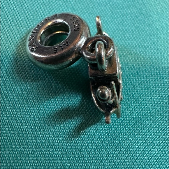 Pandora Silver Gondola Charm with Sparkling Details - Picture 3 of 6